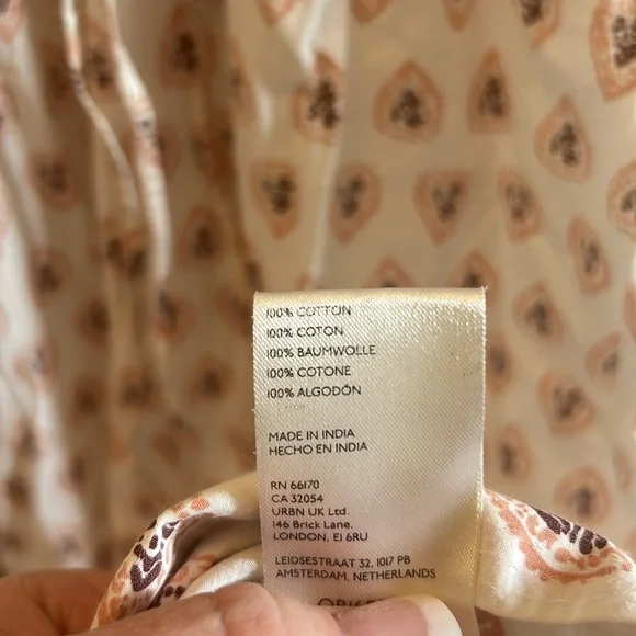 Anthropologie White and Pink Maxi Dress - Picture 7 of 7